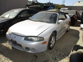 1999 MITSUBISHI ECLIPSE GS, 2.4L 5SPEED, COLOR SILVER, STK 153706